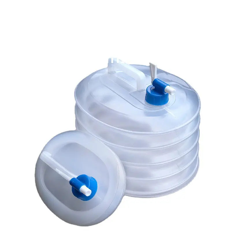 Collapsible Water Bucket | Foldable Portable Bucket with Handle