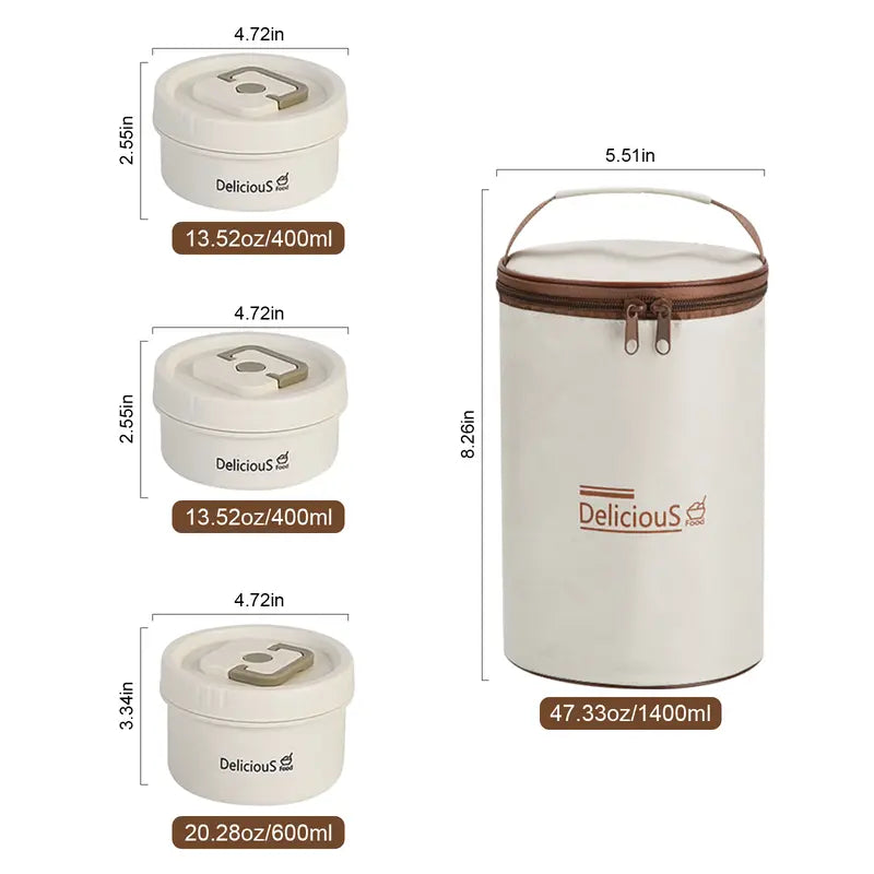 lunch box function Premium 304 Stainless Steel Lunch Container