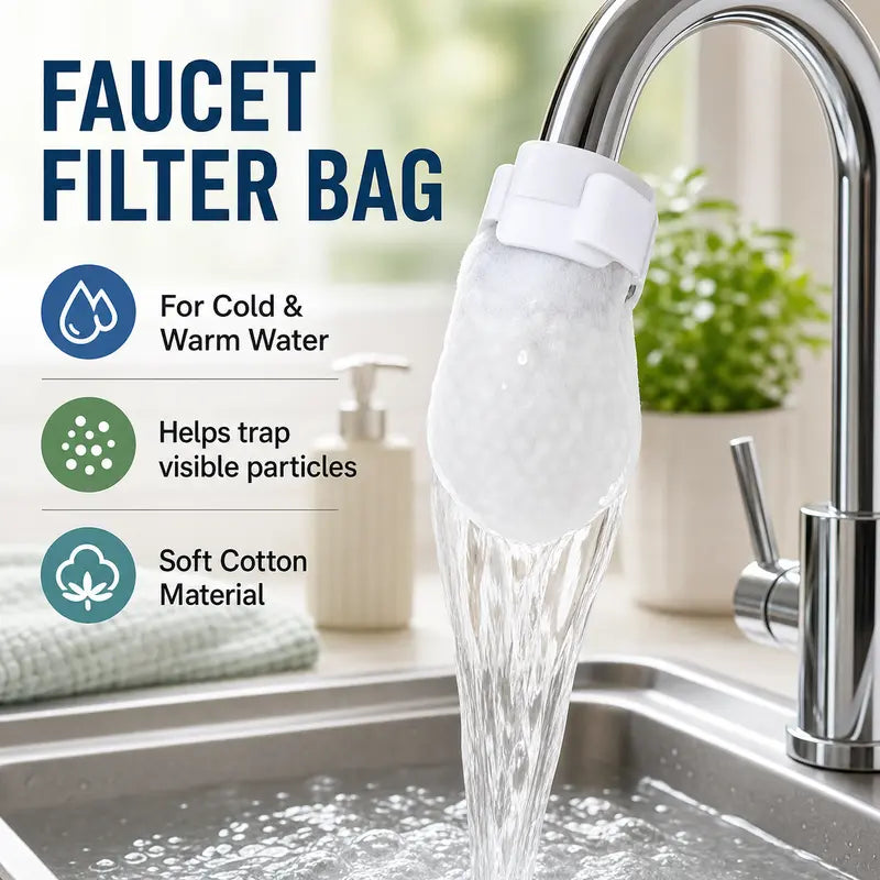 50PCS Disposable Faucet Filter Bags