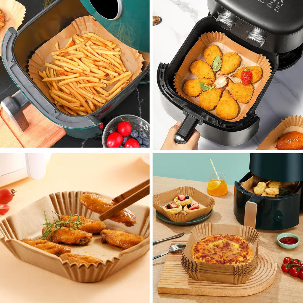 200Pcs Square Disposable Air Fryer Paper Liners