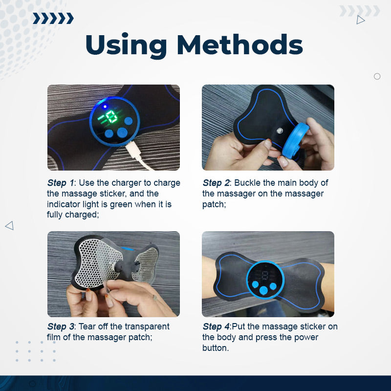 🎉Portable Mini Massager Adjustable Intensity for Neck, Back, Waist, Hips & Legs. Relax Anywhere! 💆‍♀️✨