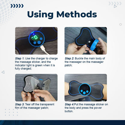 🎉Portable Mini Massager Adjustable Intensity for Neck, Back, Waist, Hips & Legs. Relax Anywhere! 💆‍♀️✨