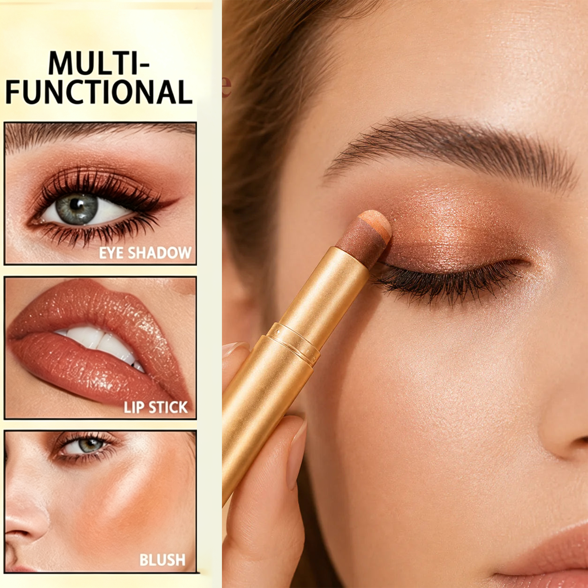 Simple 3-in-1 eyeshadow routine