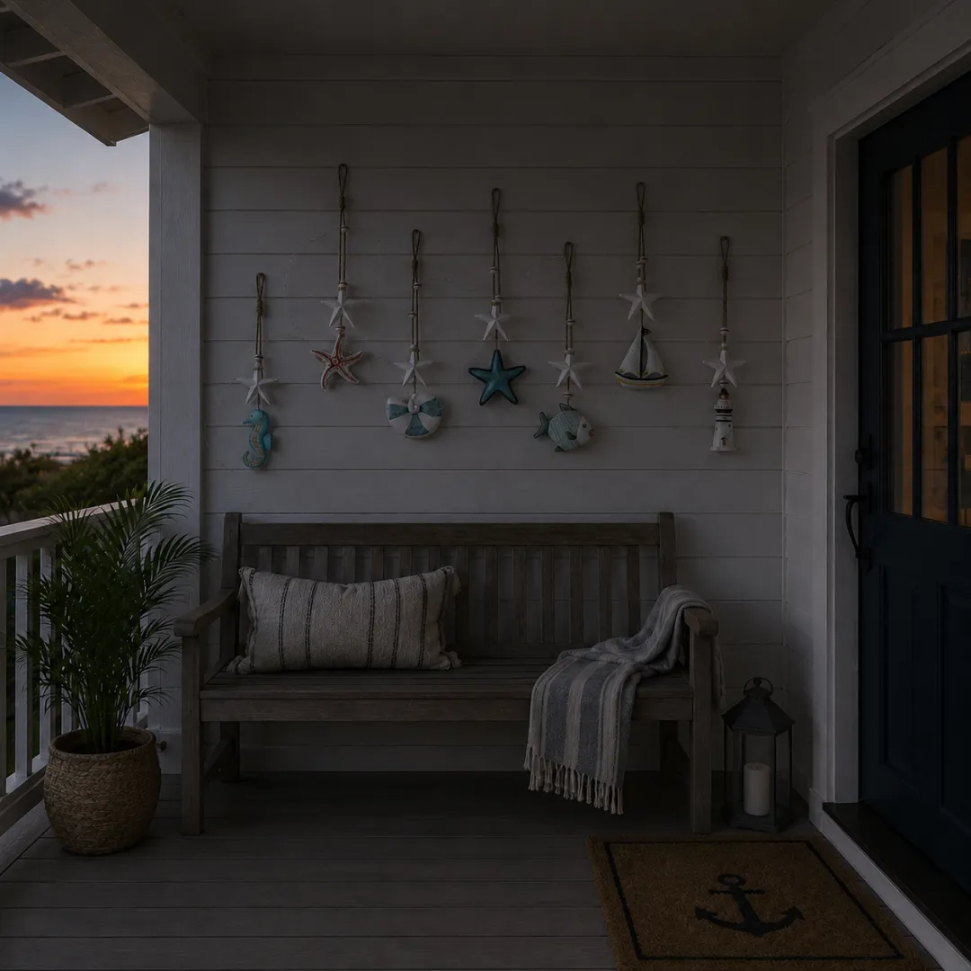 Remote controlled Seaside Glow wall hangings