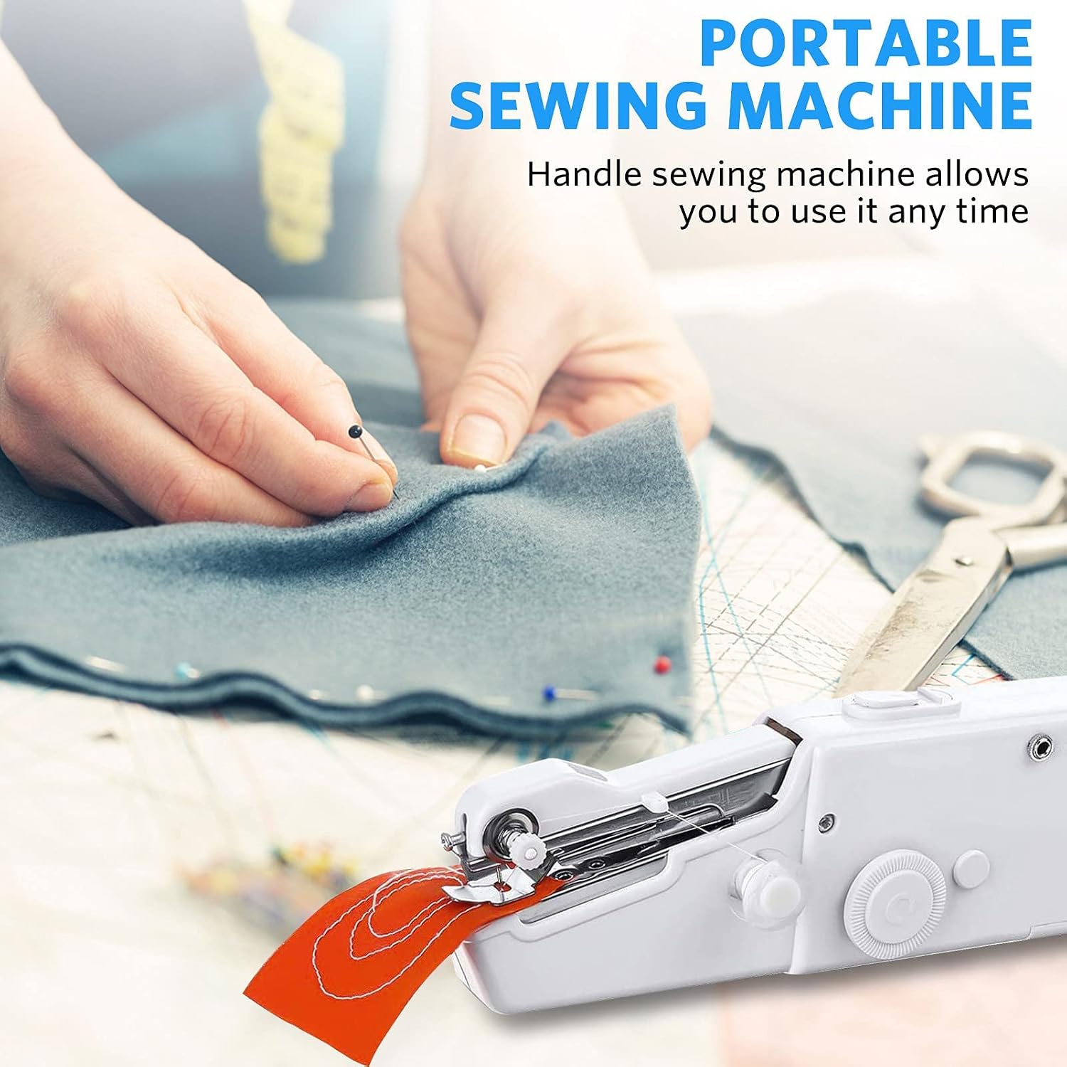 Handheld sewing machine applications